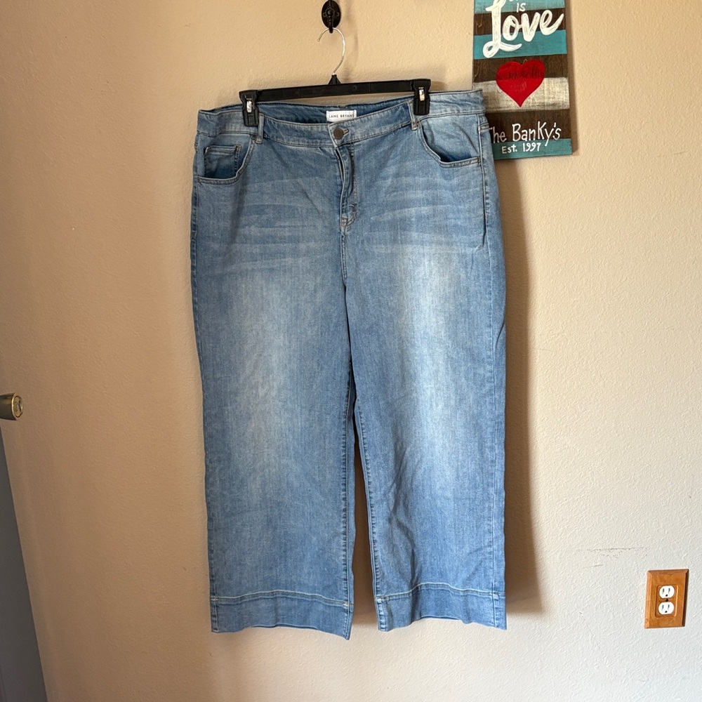 Lane Bryant Light Blue Ankle Jeans